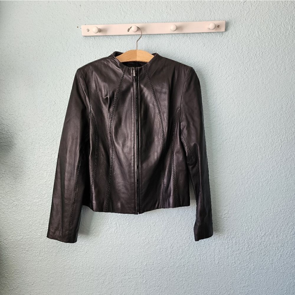 SIENNA STUDIO leather jacket G III - Picture 6 of 16